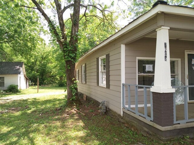 2205 Buchanan Hwy, Cedartown, GA 30125 - view of home's exterior featuring a yard