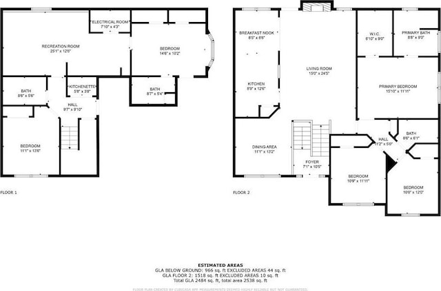 4184 Wyndham Park Way, Buford, GA 30519 - floor plan / room layout