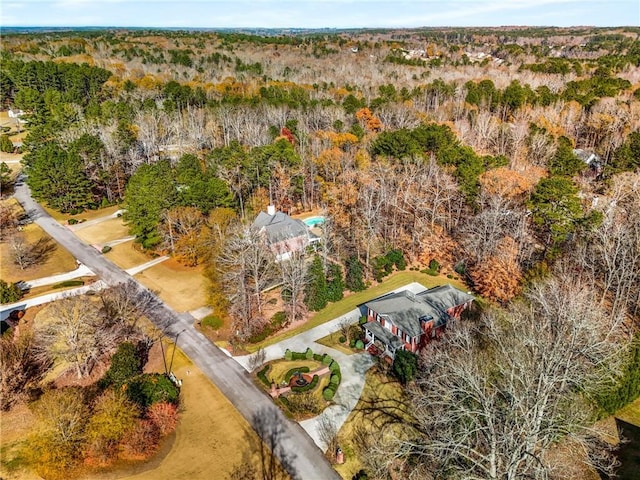 306 Calumet Ln, Monroe, GA 30655 - aerial view of property and surrounding area with a forest