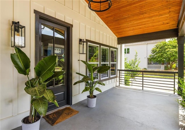 1354 Mcpherson Ave SE, Atlanta, GA 30316 - view of exterior entry featuring board and batten siding and covered porch