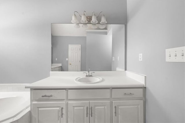 93 Pebble Creek Dr, Newnan, GA 30265 - full bath featuring a garden tub and vanity