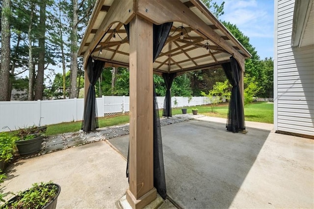 93 Pebble Creek Dr, Newnan, GA 30265 - view of patio / terrace featuring a gazebo