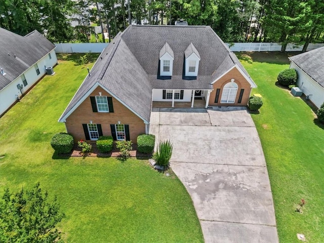93 Pebble Creek Dr, Newnan, GA 30265 - view of front facade with concrete driveway and roof with shingles