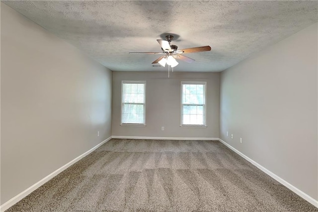 650 Lake Forest Ct, Roswell, GA 30076 - carpeted spare room with ceiling fan and a textured ceiling