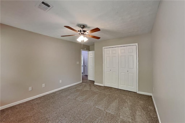 650 Lake Forest Ct, Roswell, GA 30076 - unfurnished bedroom with carpet floors, a closet, and ceiling fan