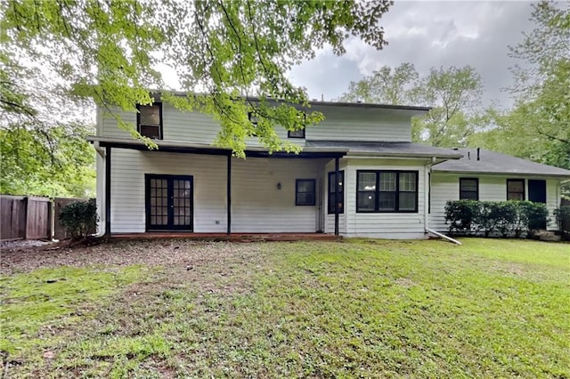650 Lake Forest Ct, Roswell, GA 30076 - back of property featuring french doors