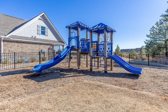 community playground featuring fence