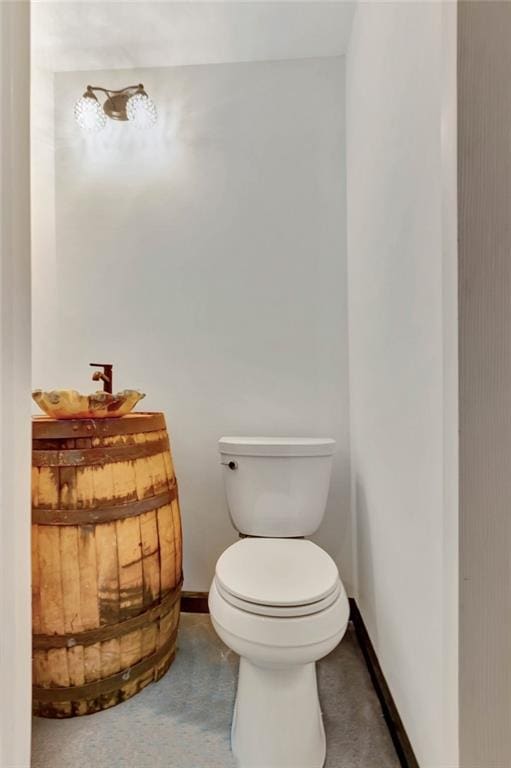 bathroom with toilet