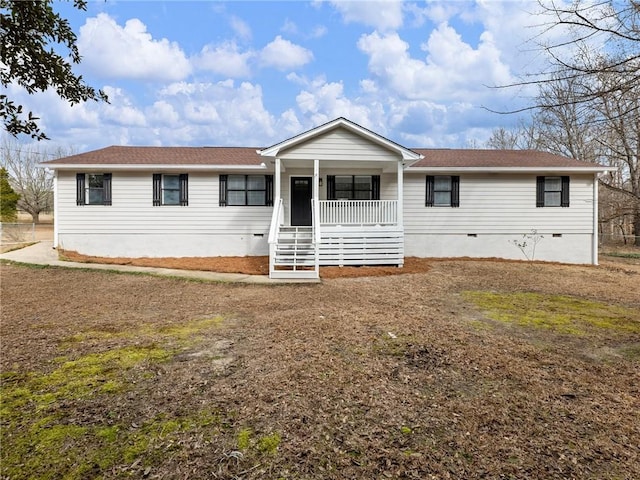 view of front of home featuring covered porch