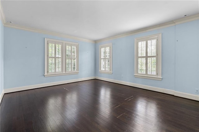 401 Peachtree Battle Ave NW, Atlanta, GA 30305 - unfurnished room featuring healthy amount of natural light, crown molding, wood finished floors, and baseboards