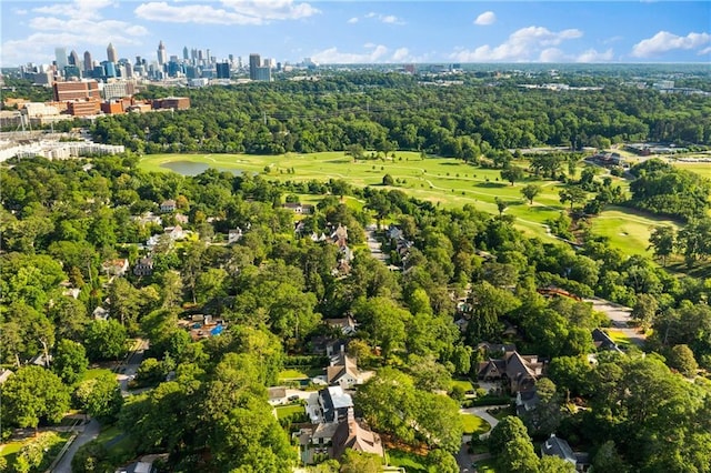 401 Peachtree Battle Ave NW, Atlanta, GA 30305 - view of property location featuring a tree filled landscape, a golf club, and a large body of water