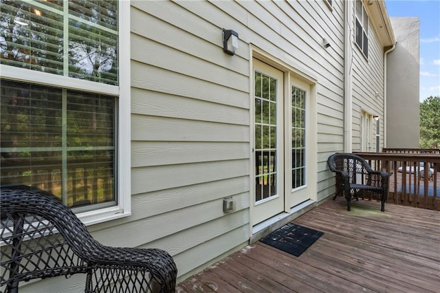 view of deck