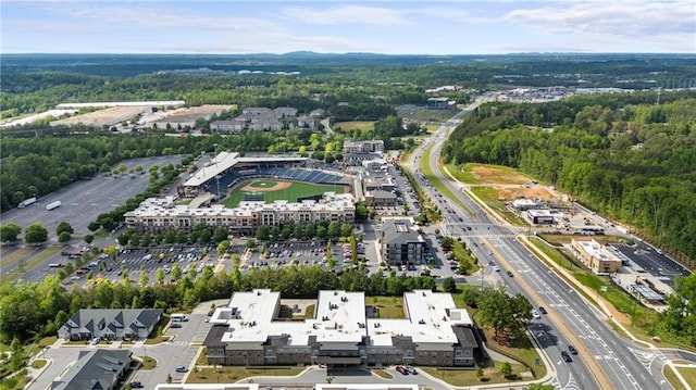 aerial view with a view of trees