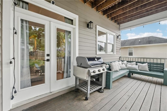 218 S Ave SE, Atlanta, GA 30315 - wooden terrace with grilling area
