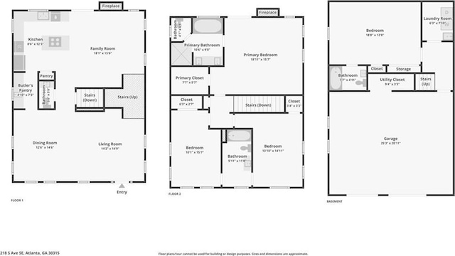 218 S Ave SE, Atlanta, GA 30315 - room layout