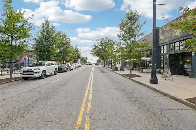 218 S Ave SE, Atlanta, GA 30315 - view of asphalt road featuring sidewalks, curbs, and street lights