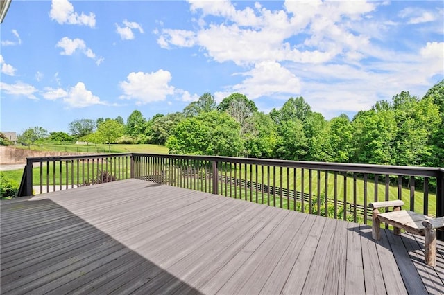 541 Brown Dr, Clermont, GA 30527 - wooden terrace featuring a lawn