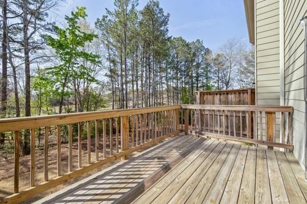 view of deck
