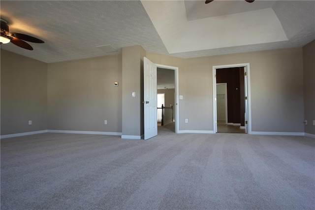 838 Roxholly Ln, Buford, GA 30518 - unfurnished bedroom with baseboards, carpet floors, a textured ceiling, and ceiling fan