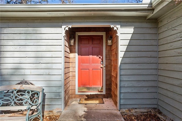 view of property entrance