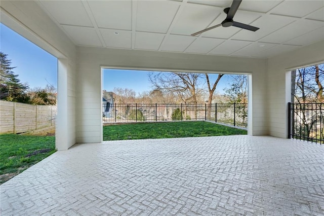 1068 Amsterdam Avenue Ne, Atlanta, GA 30306 - view of patio / terrace featuring ceiling fan