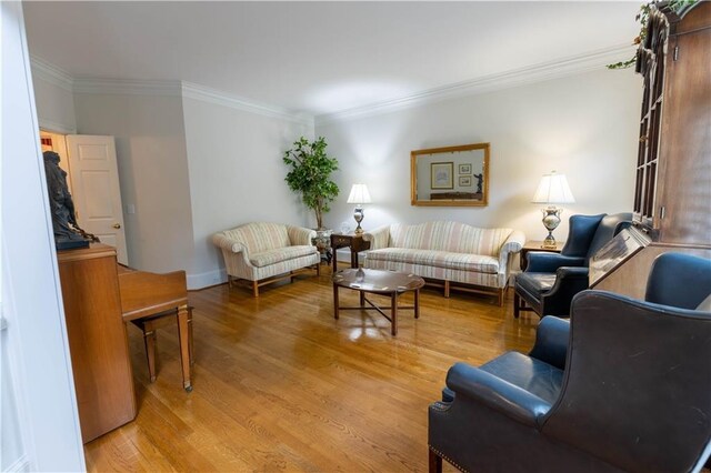 54 Old Fuller Mill Road Ne, Marietta, GA 30067 - living room featuring ornamental molding and light hardwood / wood-style flooring