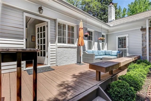 3248 W Shadowlawn Avenue Ne, Atlanta, GA 30305 - deck with an outdoor living space