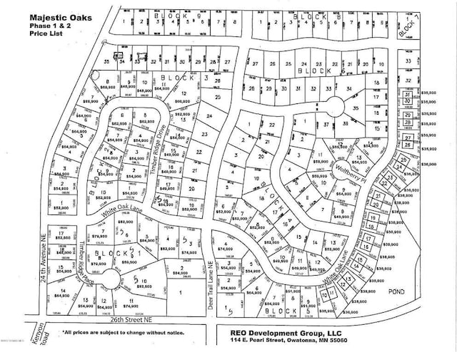 2866 Timber Ridge Pl NE, Owatonna MN, 55060 land for sale
