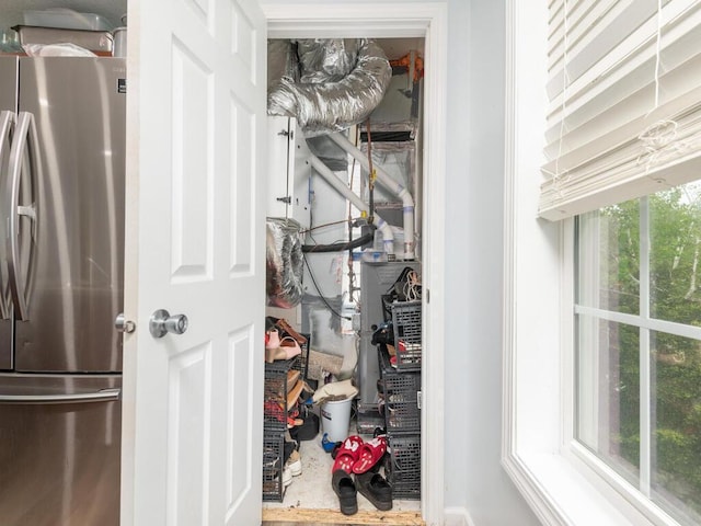 view of utility room