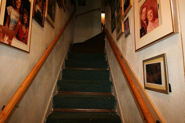 view of stairs