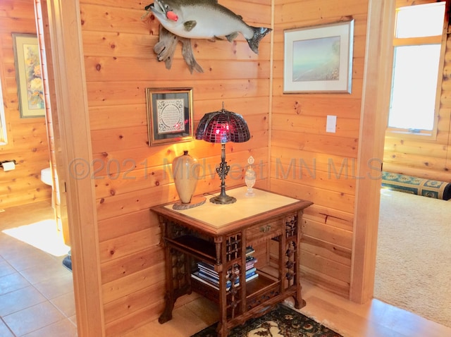 24557 Walden Rd, Rochert, MN 56578 - interior space featuring wooden walls