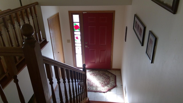 view of entrance foyer