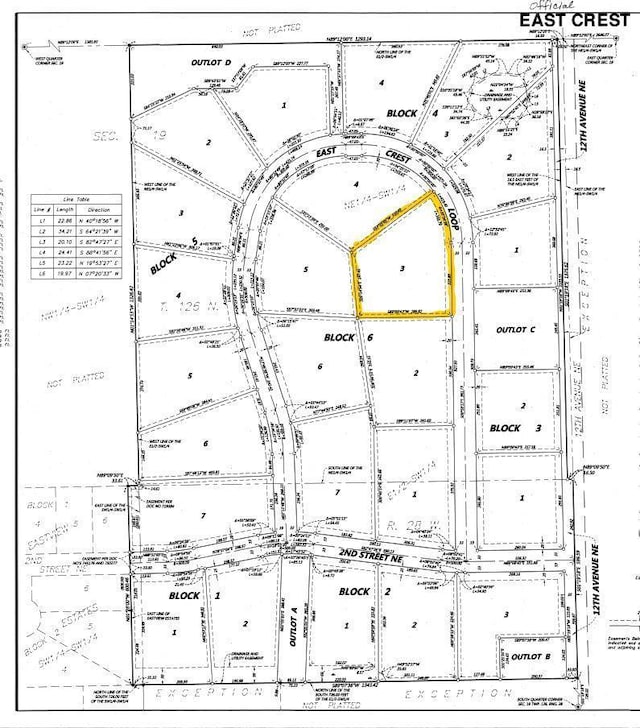 L3B6 E Crest Loop, Saint Stephen MN, 56375 land for sale