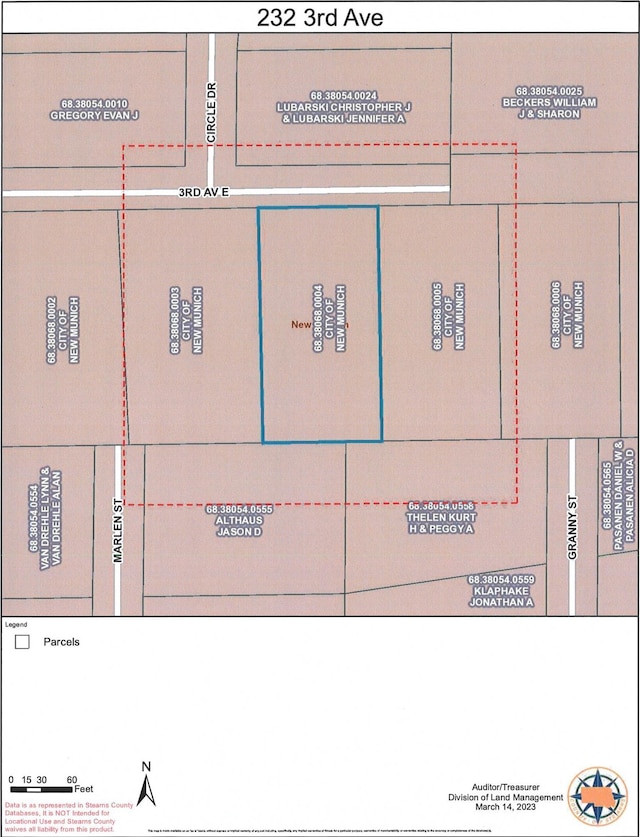 232 3rd Ave E, New Munich MN, 56356 land for sale