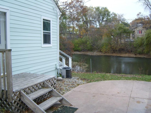 exterior space with central AC unit