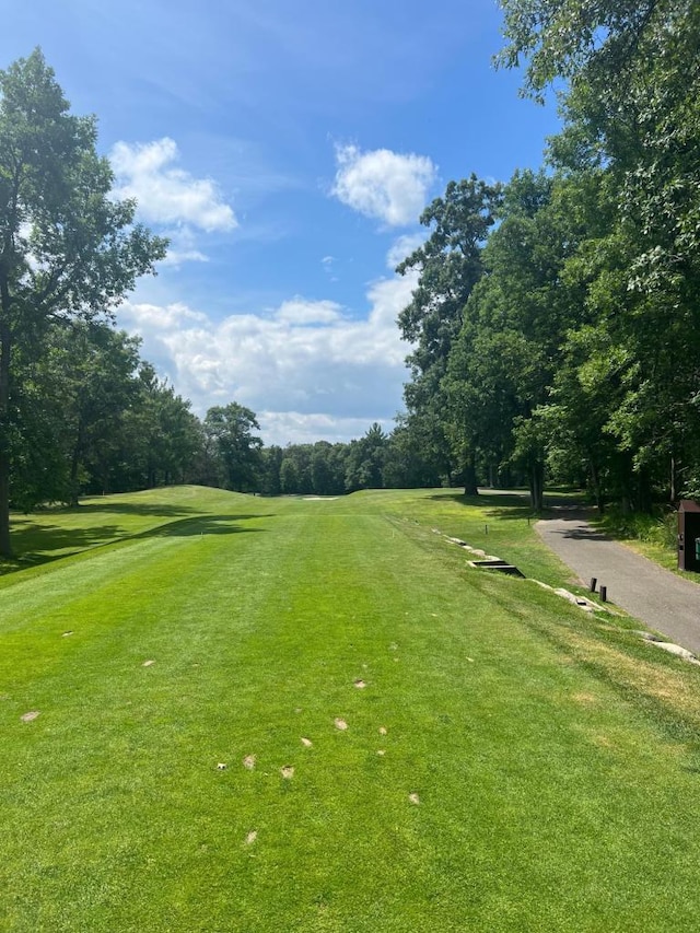 view of nearby features with a lawn