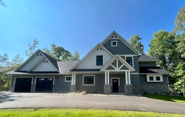 view of craftsman inspired home