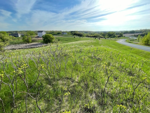 exterior space featuring a rural view