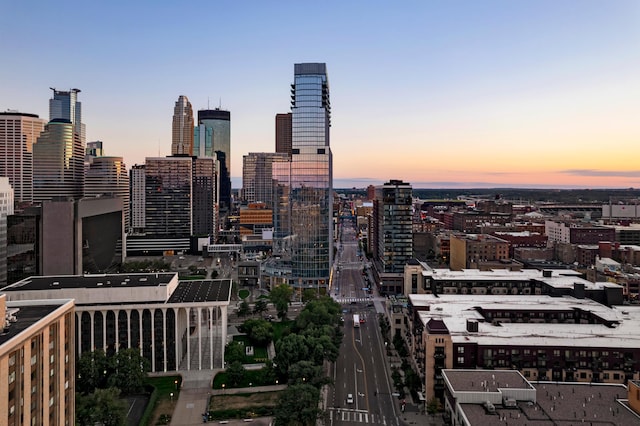 view of property's view of city