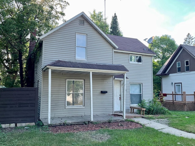 view of front of property