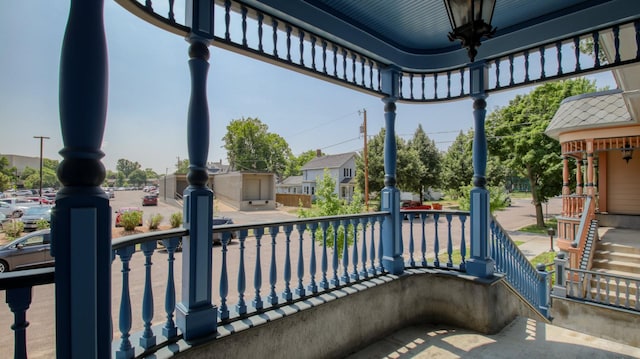 view of patio with covered porch