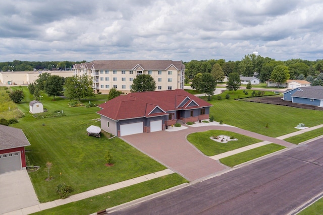 view of aerial view