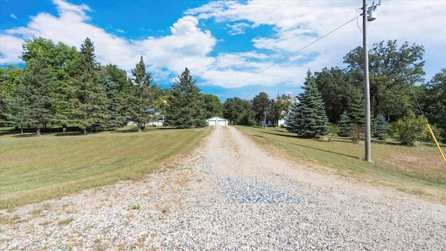 view of road