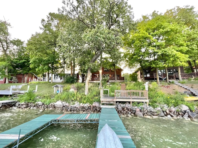 29724 387th St, Waubun, MN 56589 - dock area with a water view