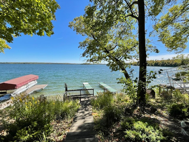 29724 387th St, Waubun, MN 56589 - water view with a dock