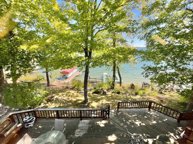 29724 387th St, Waubun, MN 56589 - deck with a water view