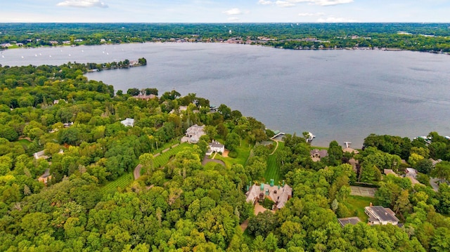 17950 Breezy Point Rd, Woodland, MN 55391 - drone / aerial view of a large body of water