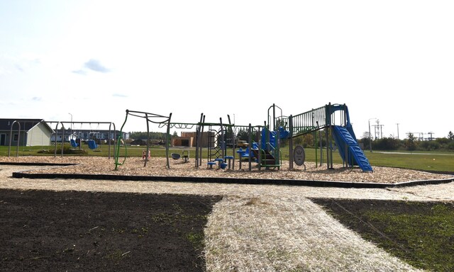 view of jungle gym