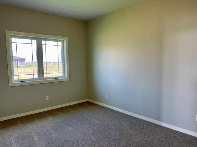 empty room with carpet floors