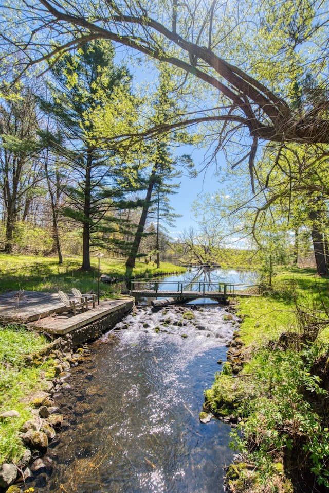 property view of water